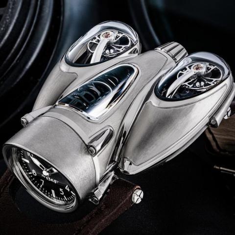 Photographie montrant une Horological Machine N°9 (HM9) de chez MB&F.